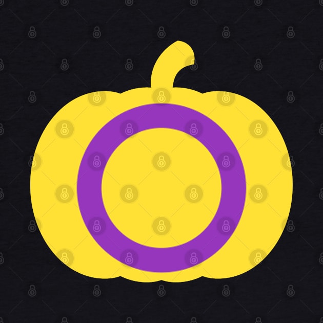 Halloween Pumpkin LGBT Flag Intersex by aaallsmiles